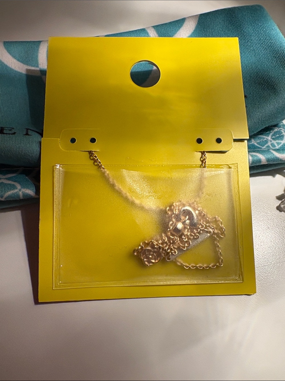 Kendra Scott Gold and Lavender Necklace new - Picture 5 of 5